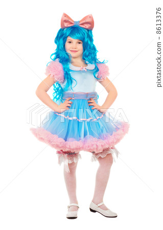 Positive little girl Positive little girl 8613376