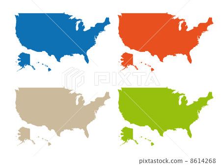 Map of the United States 8614268