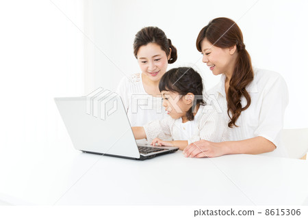 Parents and mothers who use personal computers 8615306