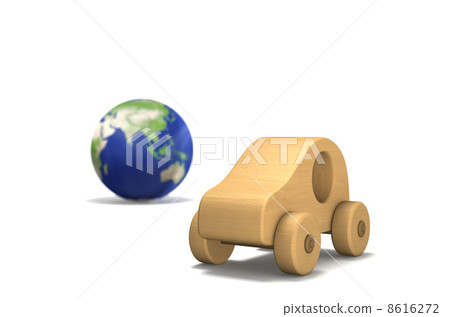Toy car and Earth Toy car and Earth 8616272
