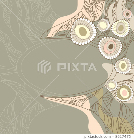 Cute floral background 8617475
