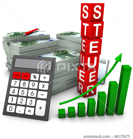 Euroscheine Steuer 8617675