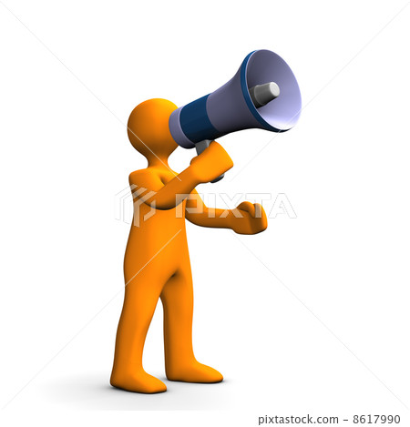 Man With Bullhorn Man With Bullhorn 8617990