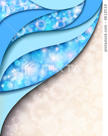 Blue abstract background with lights 8618519