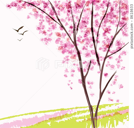 Spring blooming tree 8618633