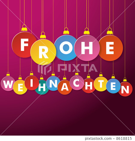 Frohe Weihnachten Papierkugeln Frohe Weihnachten Papierkugeln 8618815