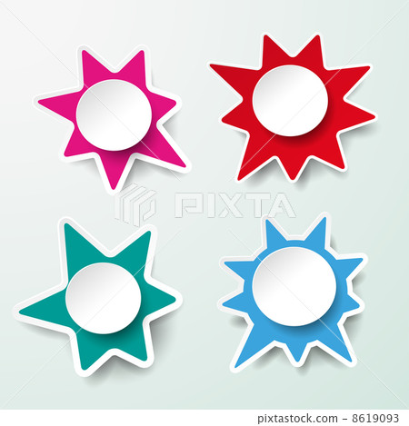 Star Infographic Labels Star Infographic Labels 8619093