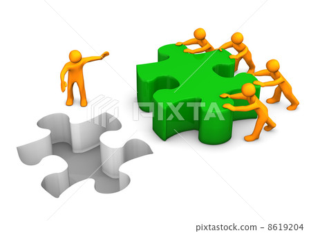 Big Puzzle Teamwork 8619204