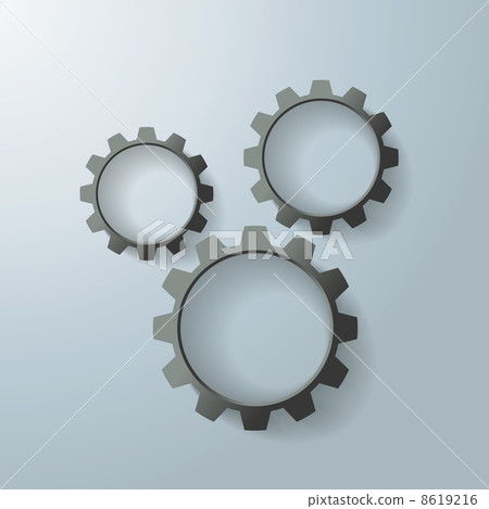 Three Black Gears 8619216