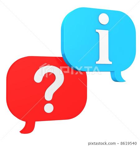 Speech Bubbles Question Information 8619540