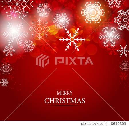 Christmas snowflakes background vector 8619803