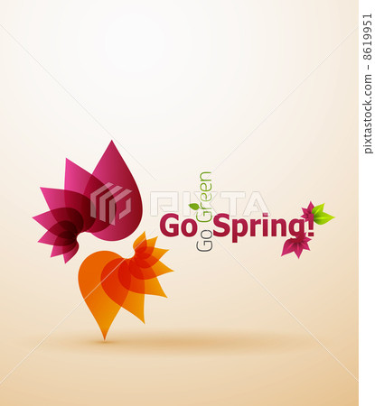 Spring flower abstract background Spring flower abstract background 8619951