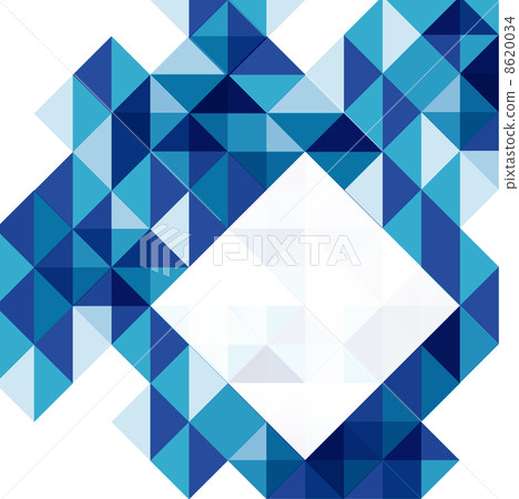 Blue modern geometric design template 8620034