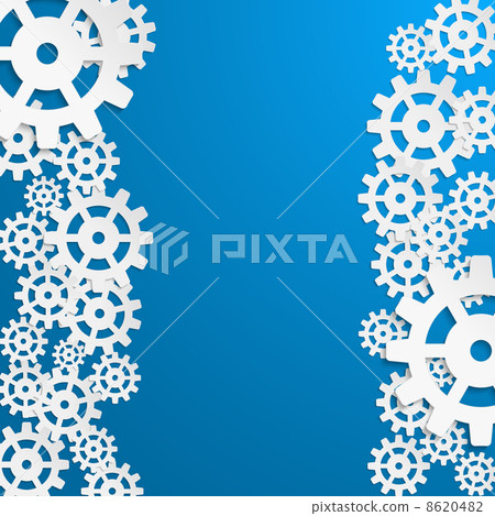 abstract design with cog wheel abstract design with cog wheel 8620482