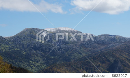 Shirane火山2013年的初始積雪 Shirane火山2013年的初始積雪 8622917