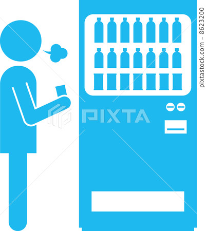 自動售貨機和斷路器的象形圖 8623200