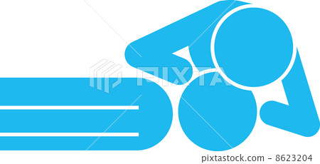 Pictogram of artificial respiration 8623204