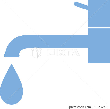 輕拍圖表的水龍頭 8623248