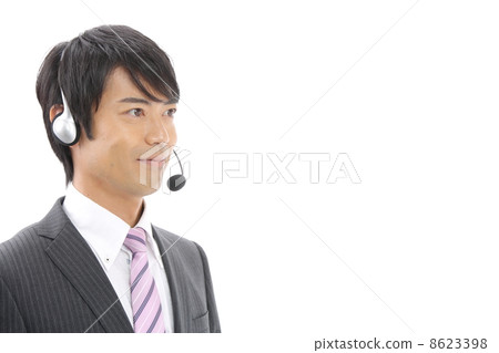 Men with headset Men with headset 8623398