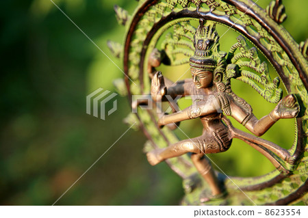 Statue of Shiva - Lord of Dance at sunlight 8623554