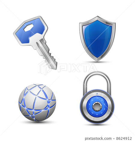 Security and protection symbols Security and protection symbols 8624912