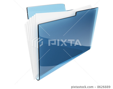 Folder. Directory. file 3D isolated 8626889