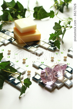 沐浴時間的圖片[白色背景] 8627826