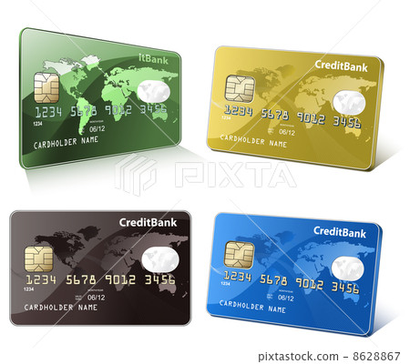Collection of credit cards 8628867