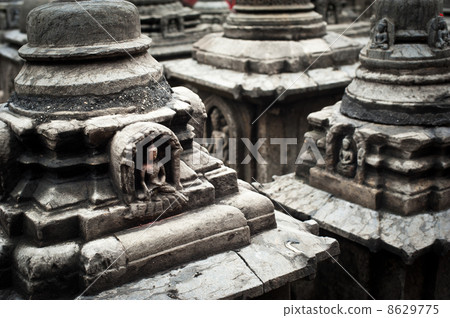 Buddhist Shrine Swayambhunath Stupa. Nepal Buddhist Shrine Swayambhunath Stupa. Nepal 8629775