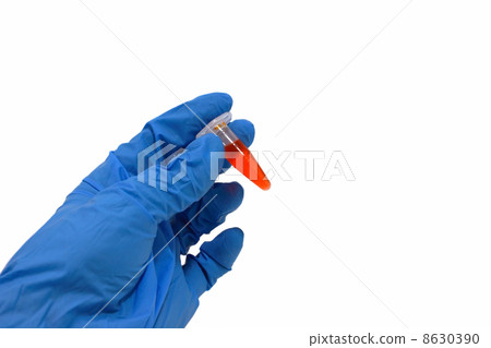 tube with blood tube with blood 8630390
