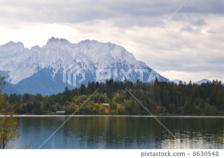 high rocks over Barmsee 8630548
