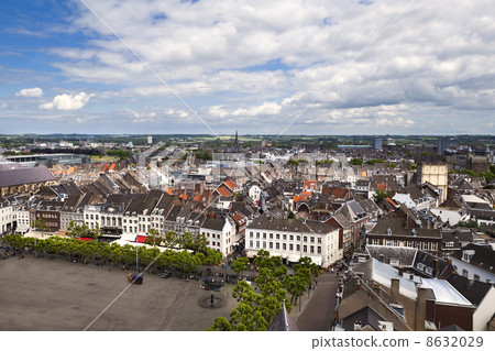 view on Maastricht city from top of Red tower view on Maastricht city from top of Red tower 8632029