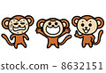 Monkey illustrations 8632151