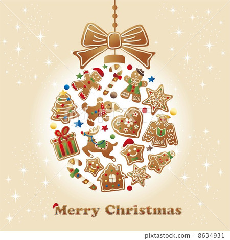 Christmas balls and biscuits 8634931
