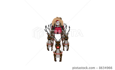 Santa Claus and reindeer Santa Claus and reindeer 8634966