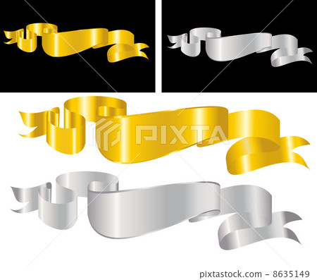 Golden decorative ribbon 8635149