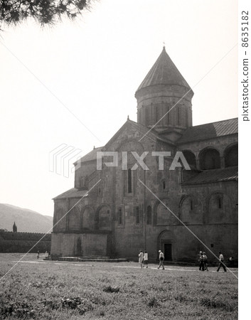 Mtskheta [Georgia], the Svetikhoveli cathedral of the former Soviet era 8635182