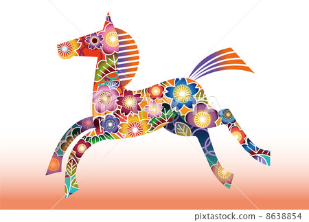 Horse new year card 2014 Horse new year card 2014 8638854