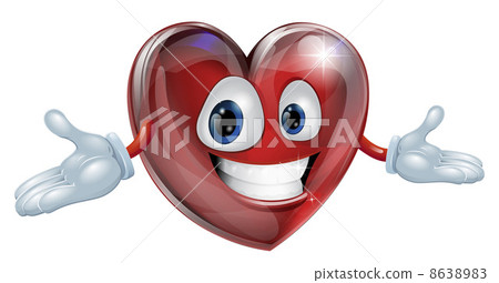 Heart cartoon man illustration Heart cartoon man illustration 8638983