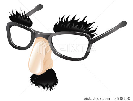 Funny disguise illustration 8638998