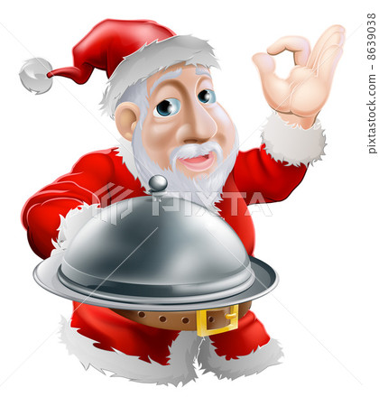 Santa with food Santa with food 8639038
