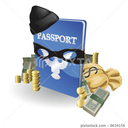 Identity theft concept Identity theft concept 8639156