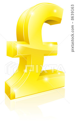 Pound Sterling currency sign 8639163