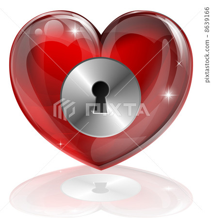 Heart lock 8639166