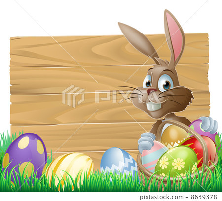 Easter background sign - Stock Illustration [8639378] - PIXTA