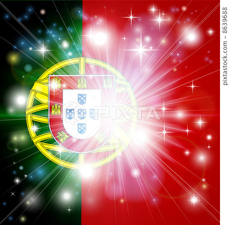Portuguese flag background 8639688