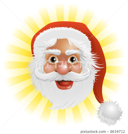 Santa Claus face Santa Claus face 8639712