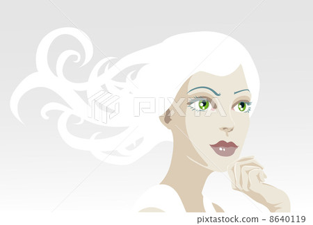 Beautiful ethereal tranquil woman 8640119