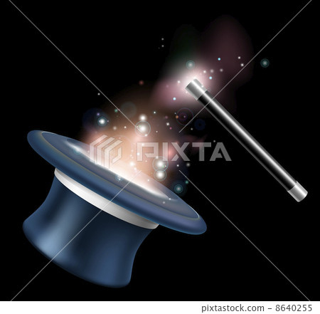 Magic tophat and magic wand Magic tophat and magic wand 8640255