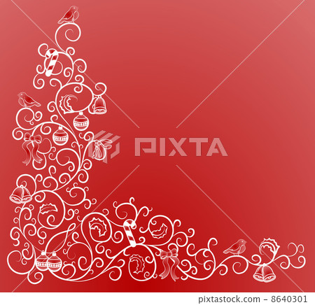 christmas corner pattern 8640301